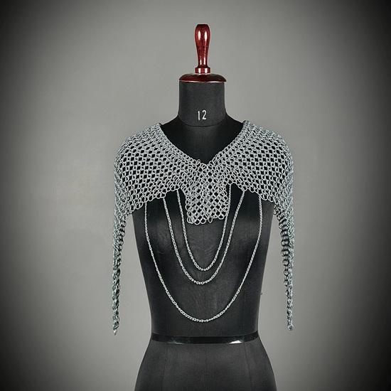 Леди Верхняя Кольчуга Средневековый Костюм Рыцаря Кольчуга Женский Костюм Средневековые Доспехи Лучший подарок для Нее