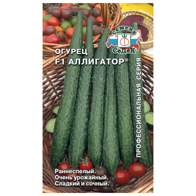 семена огурец Аллигатор СЕДЕК F1 Евро 0,2г