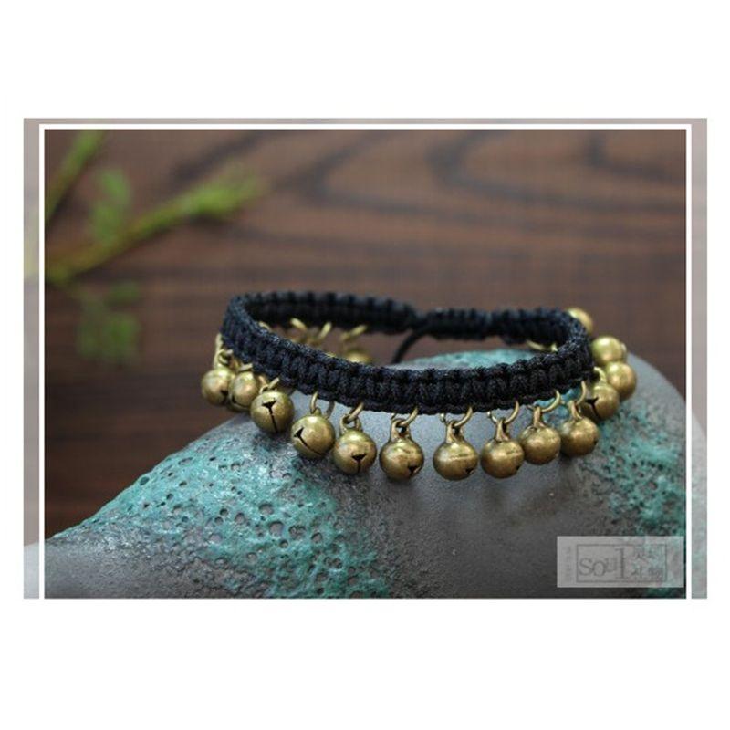 Украшение Браслет Винтажный Литературная Леди Плетение Кольчуга Black Bracelet