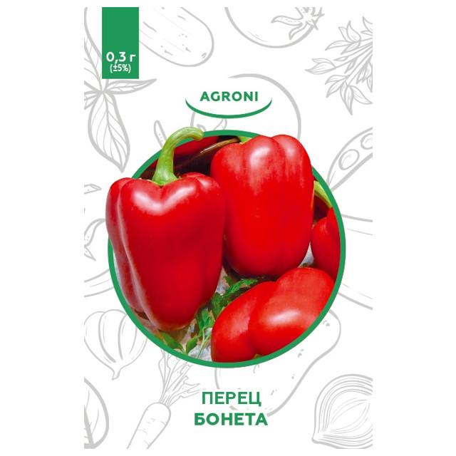семена перец Бонета АГРОНИ 0,3г XS