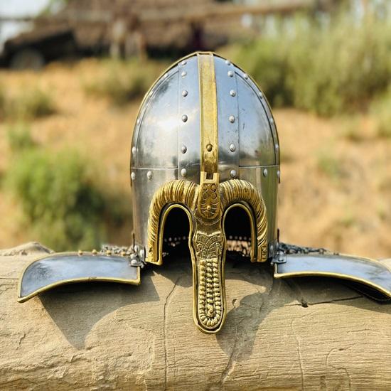 Кольчужный шлем викинга, доспехи, кольчужный шлем, средневековый шлем, кольчуга,