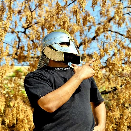 Шлем викинга Шлем средневекового рыцаря Шлем викинга Косплей-акценты Кольчужный шлем