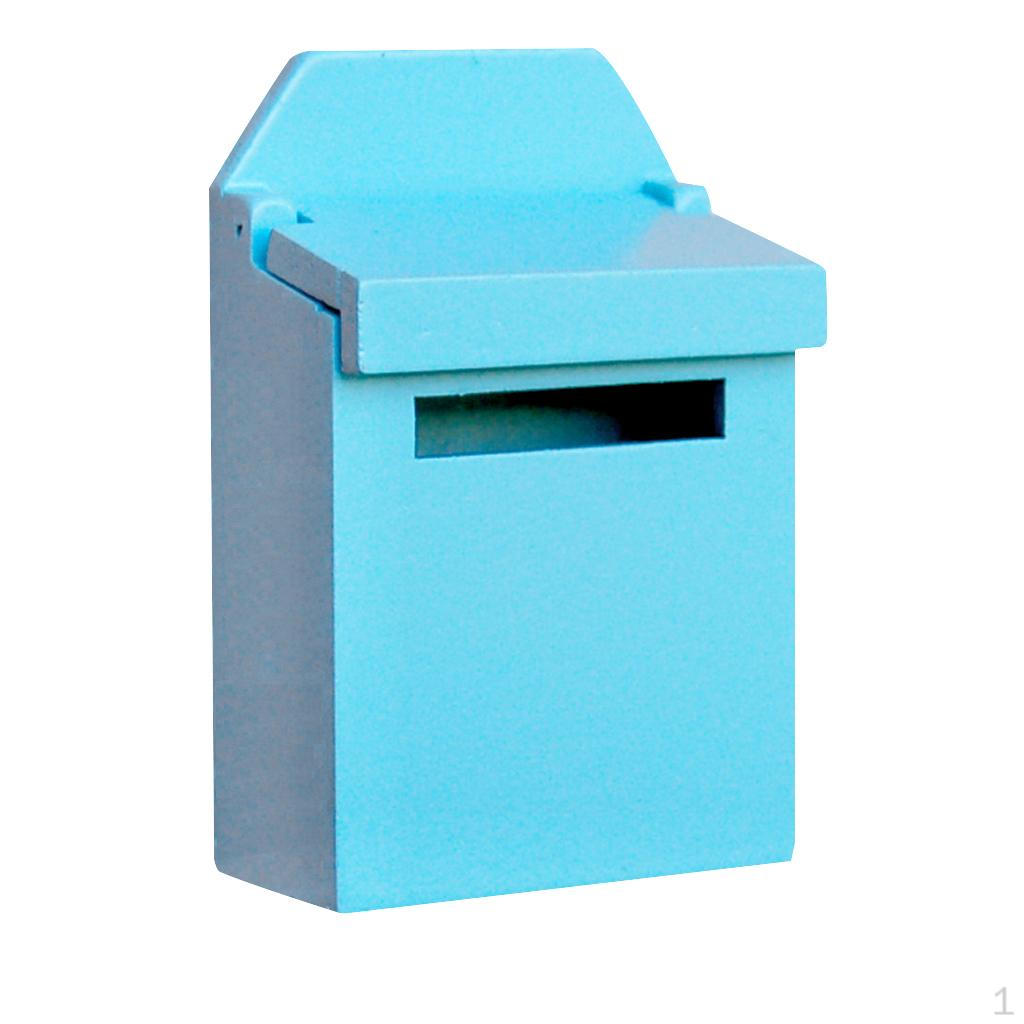 Кукольный домик миниатюрная деревянная кольчуга /12 масштабов синий